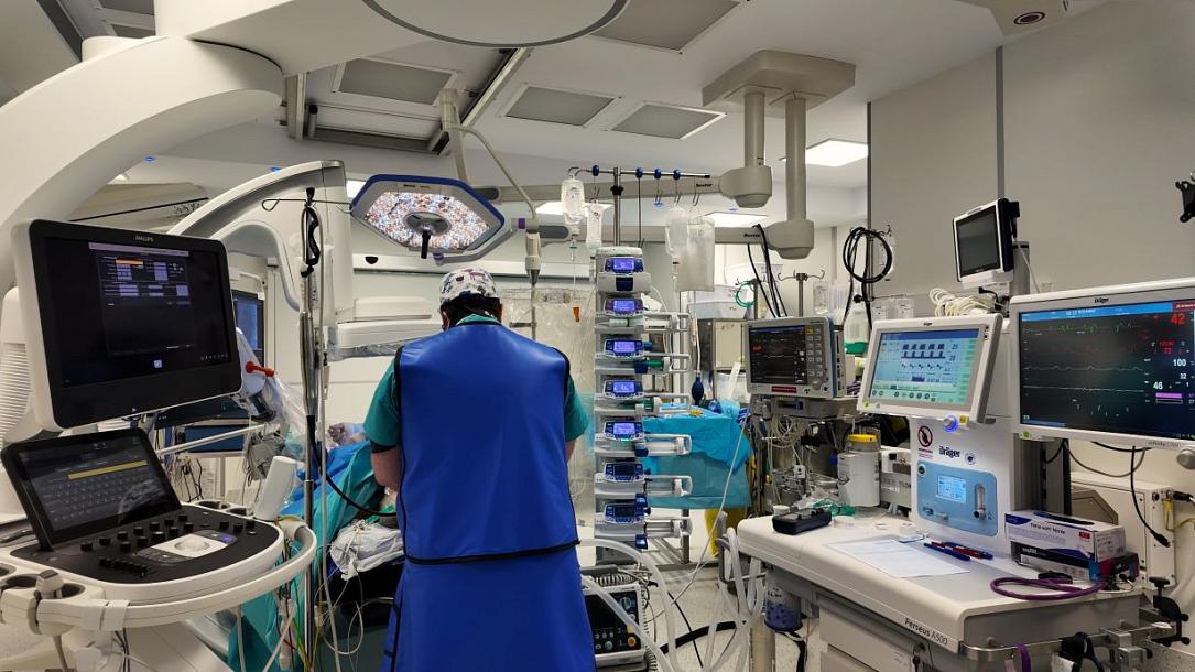 Гибридная операционная в клинике Ponderas Academic Hospital для кардиохирургических вмешательств
