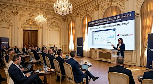 Digidemat & DocuSign Summit Bucharest — конференция по цифровым соглашениям и AI в октябре 2026