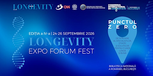 Longevity Expo Forum Fest 2026 в Национальной библиотеке Бухареста